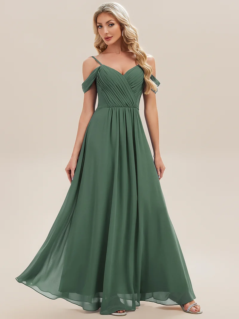 Robe de demoiselle d'honneur transparente dos nu