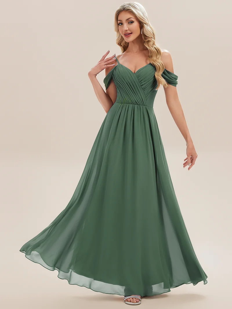 Robe de demoiselle d'honneur transparente dos nu