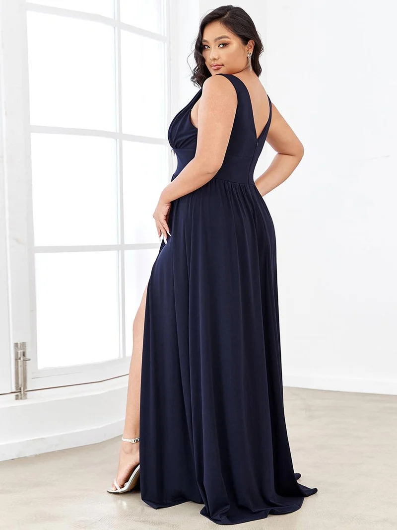 ever SORAYA|Robe de soirée taille empire à col V