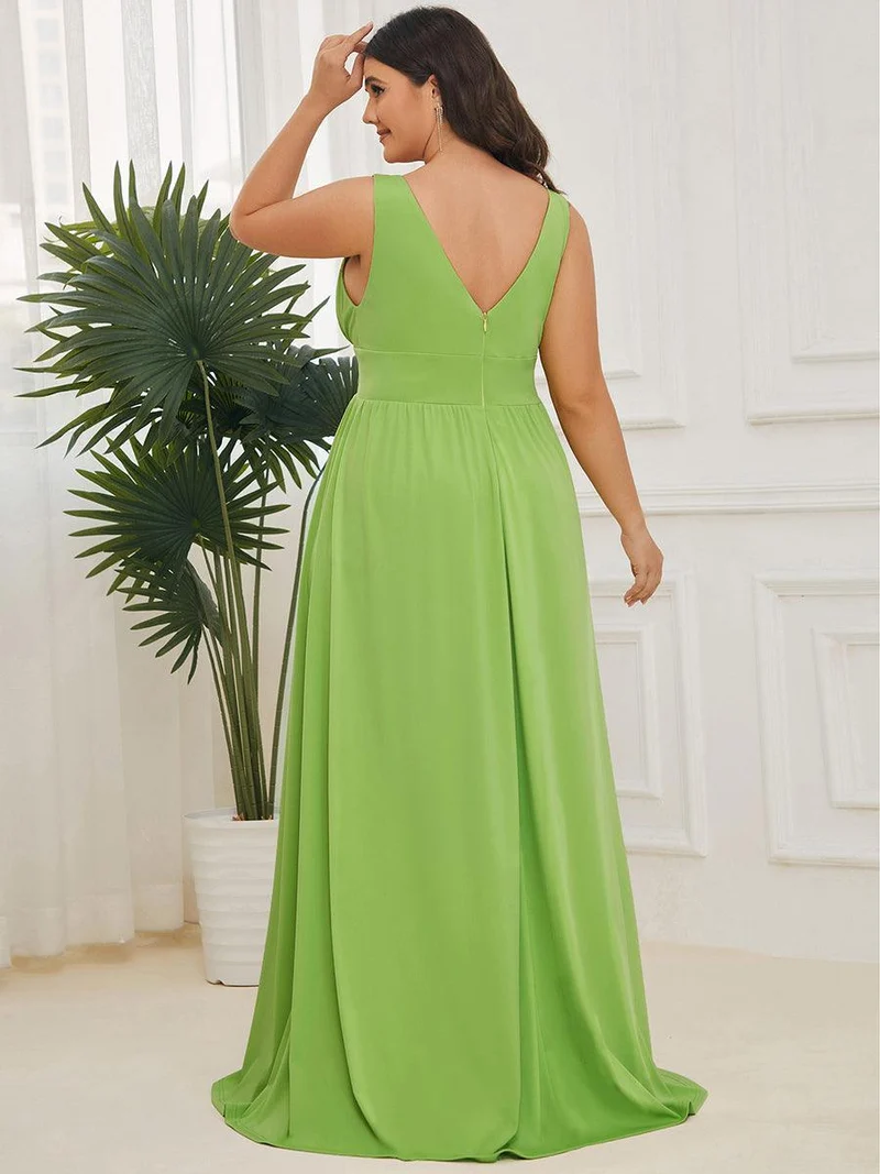 ever SORAYA|Robe de soirée taille empire à col V