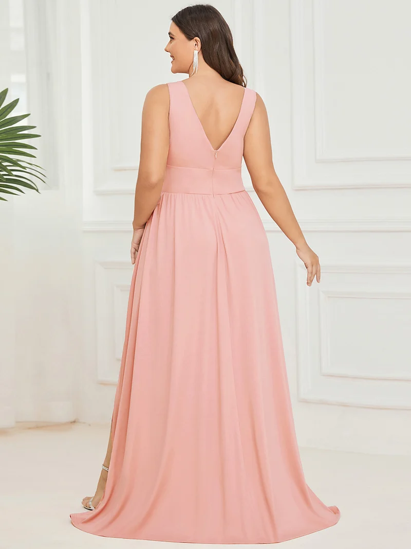 ever SORAYA|Robe de soirée taille empire à col V