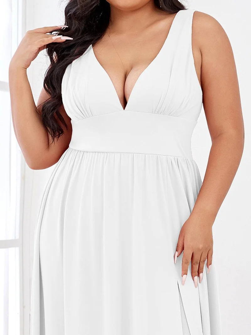 ever SORAYA|Robe de soirée taille empire à col V