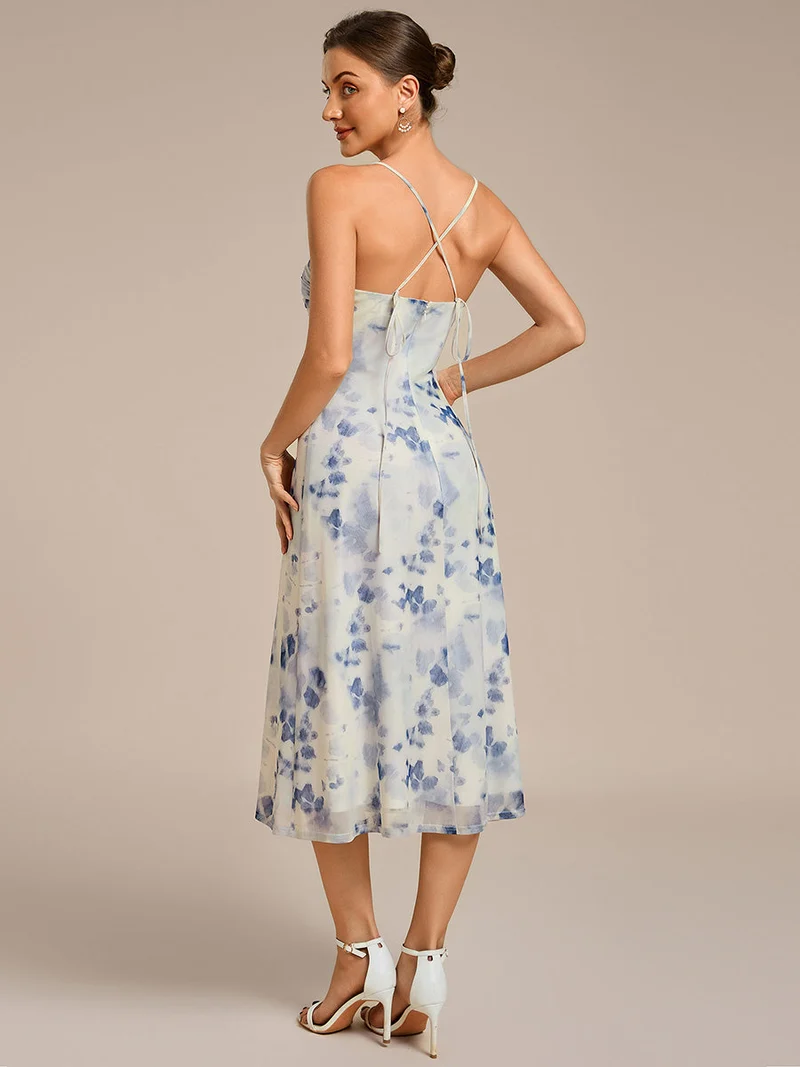 ever ELYRA|Robe de mariée florale ajustable multi-positions pour invité(Vente finale)