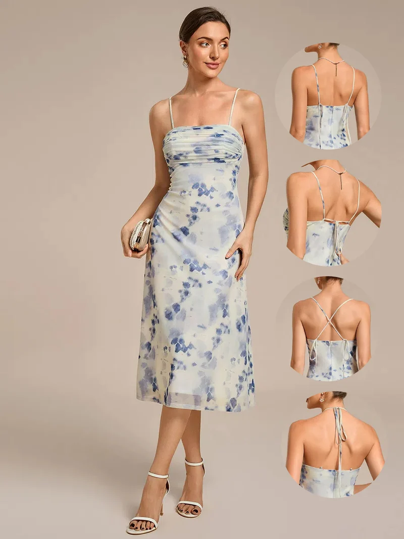 ever ELYRA|Robe de mariée florale ajustable multi-positions pour invité(Vente finale)
