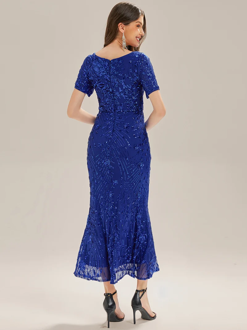 pretty HAYLEN|Robe de mariée formelle à paillettes grande taille