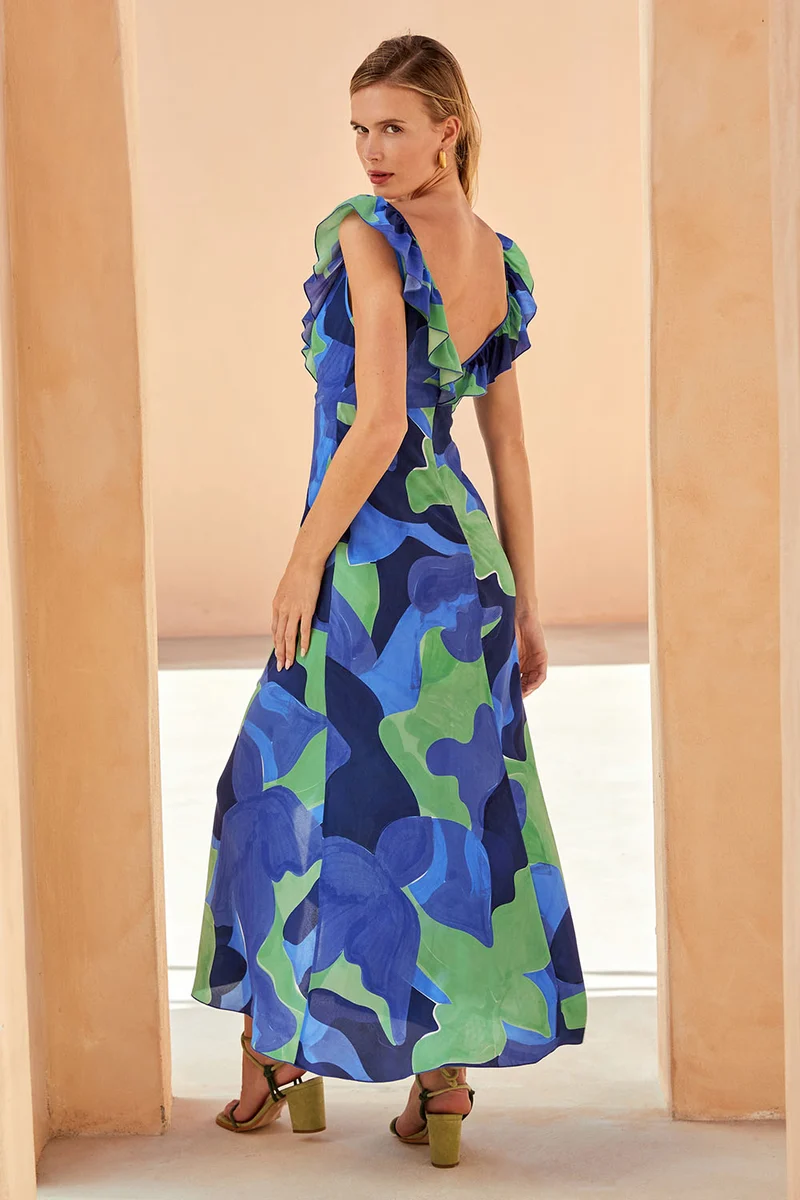 Robe Passion en soie L'Envol Moorea