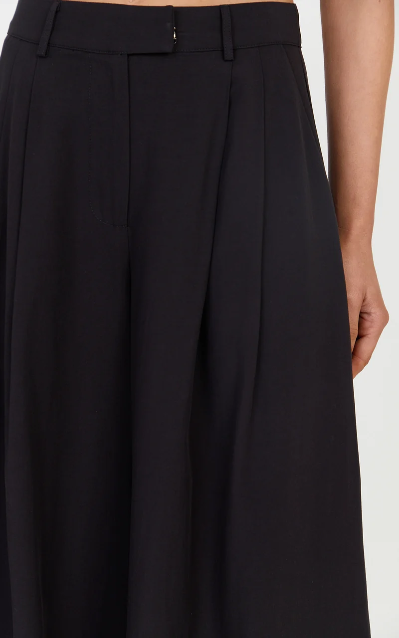 Josephine Pants - High Waist Wide Leg Pants in Black