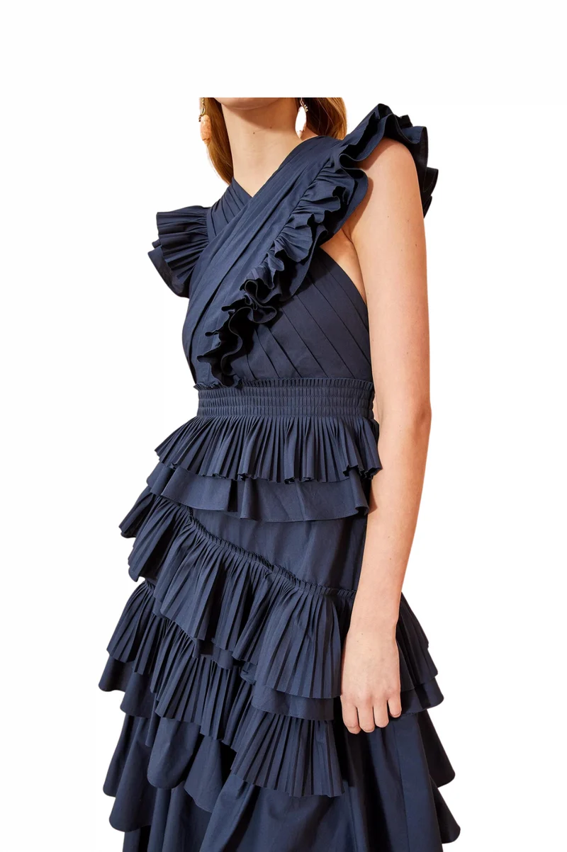 Robe Ulla Johnson bleu marine