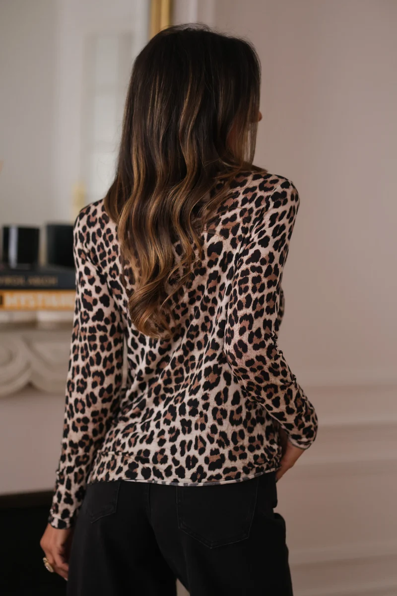 Top Marly léopard