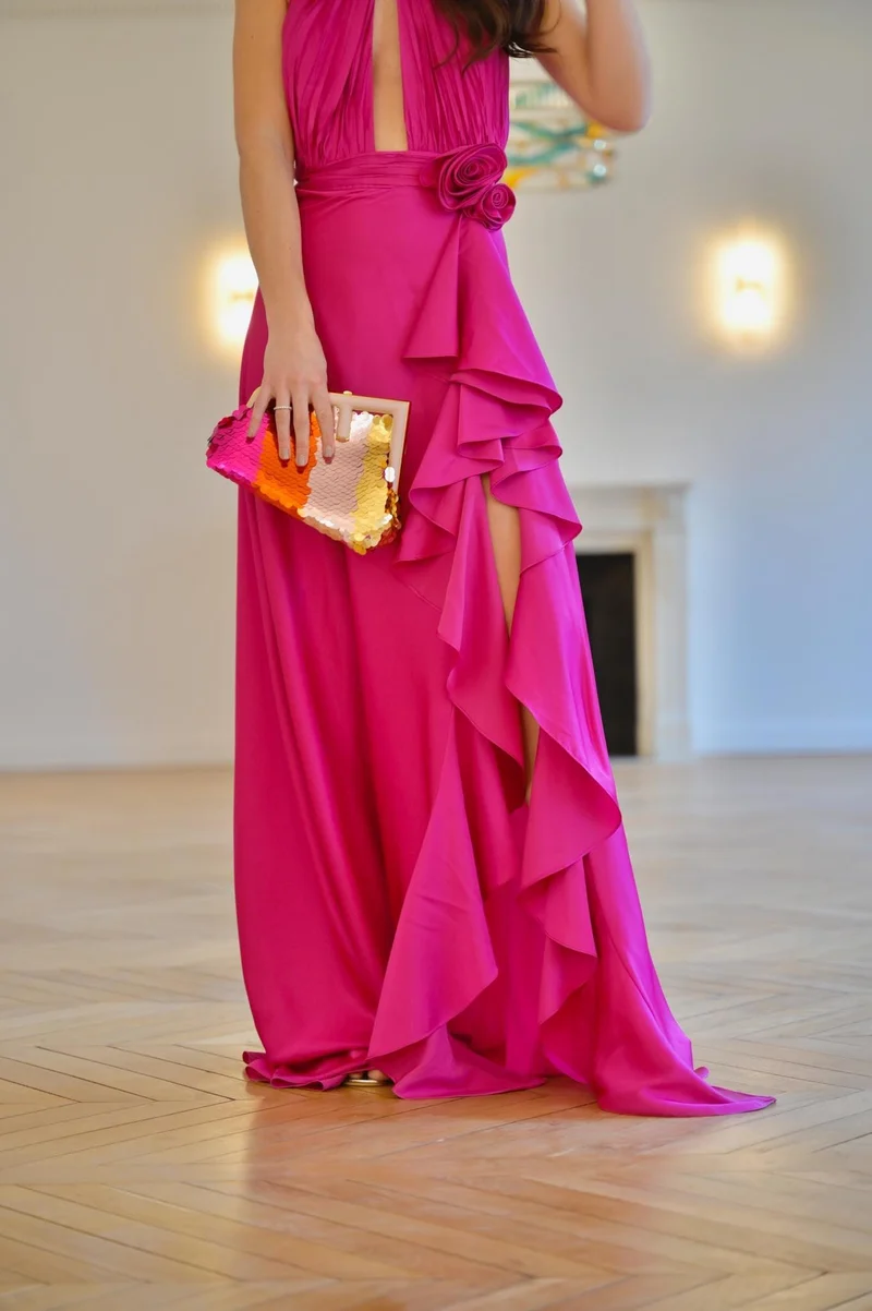 Vente Robe Rose Anna fuschia