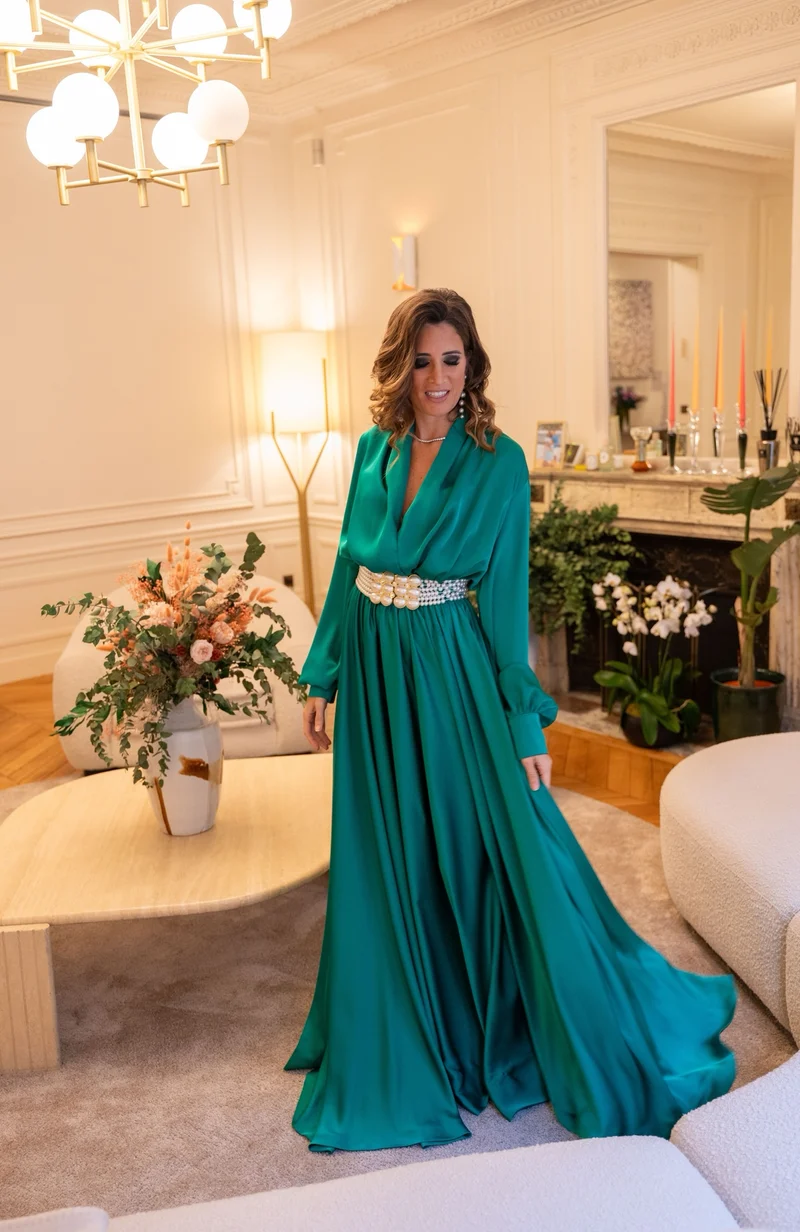Robe Rachel verte