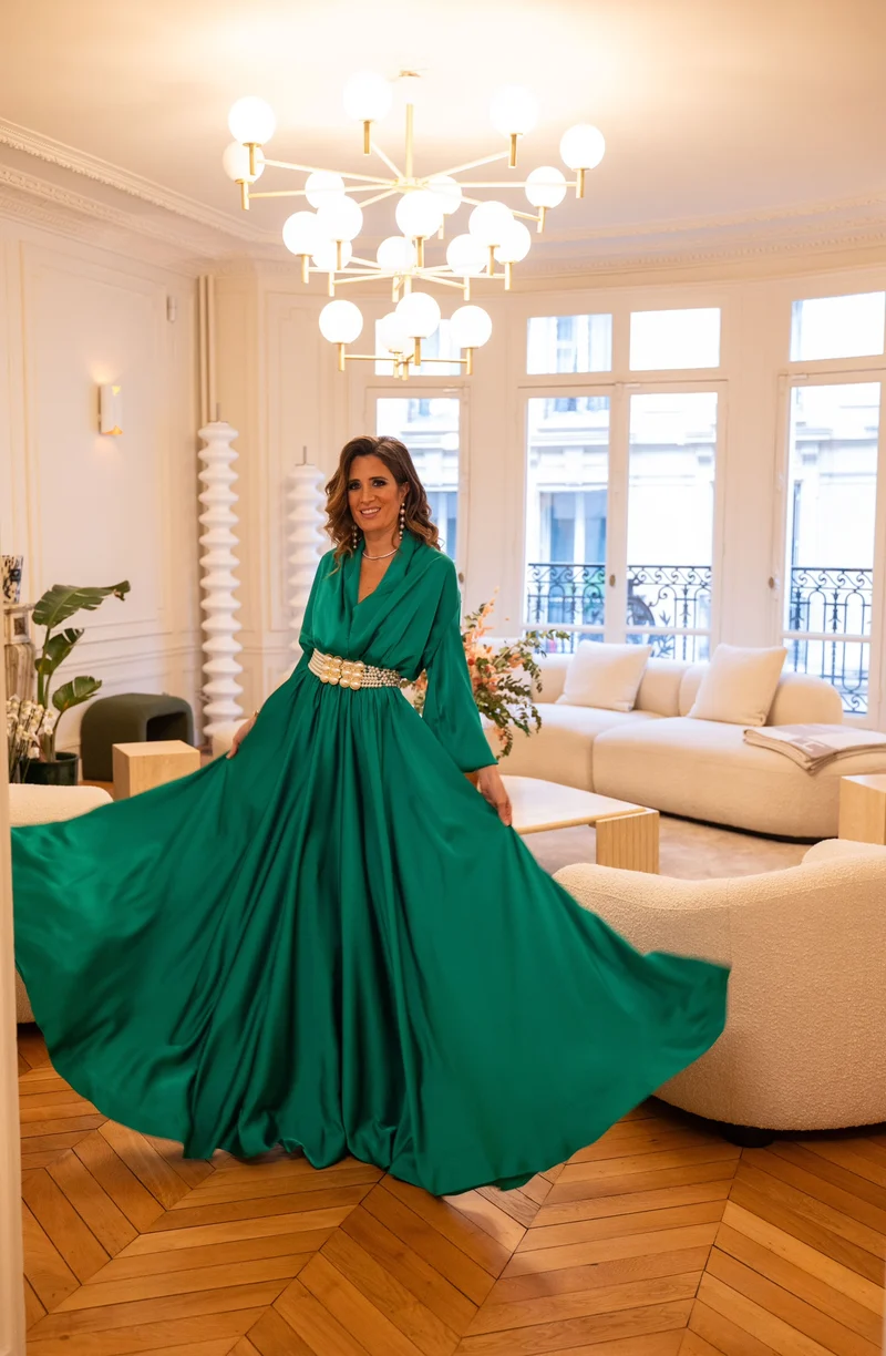 Robe Rachel verte