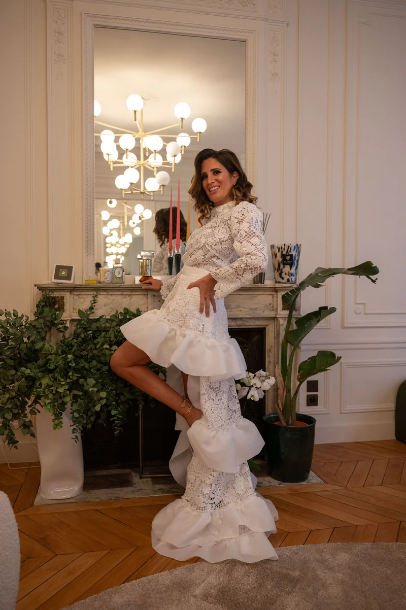 Robe Caryl blanche