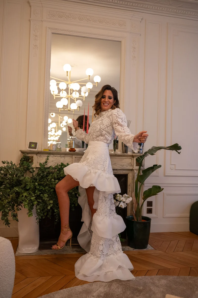 Robe Caryl blanche