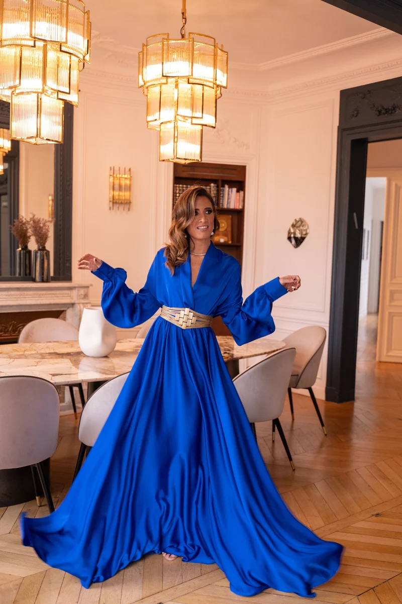 Robe Rachel bleu