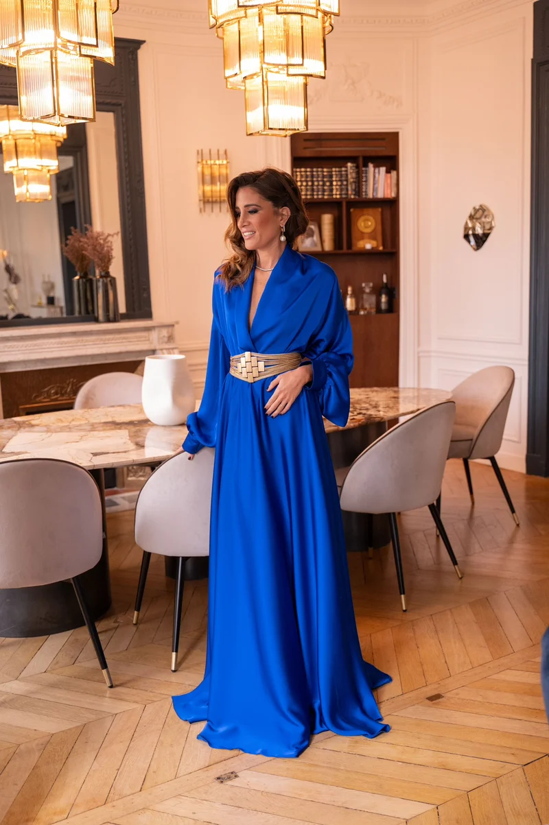 Robe Rachel bleu