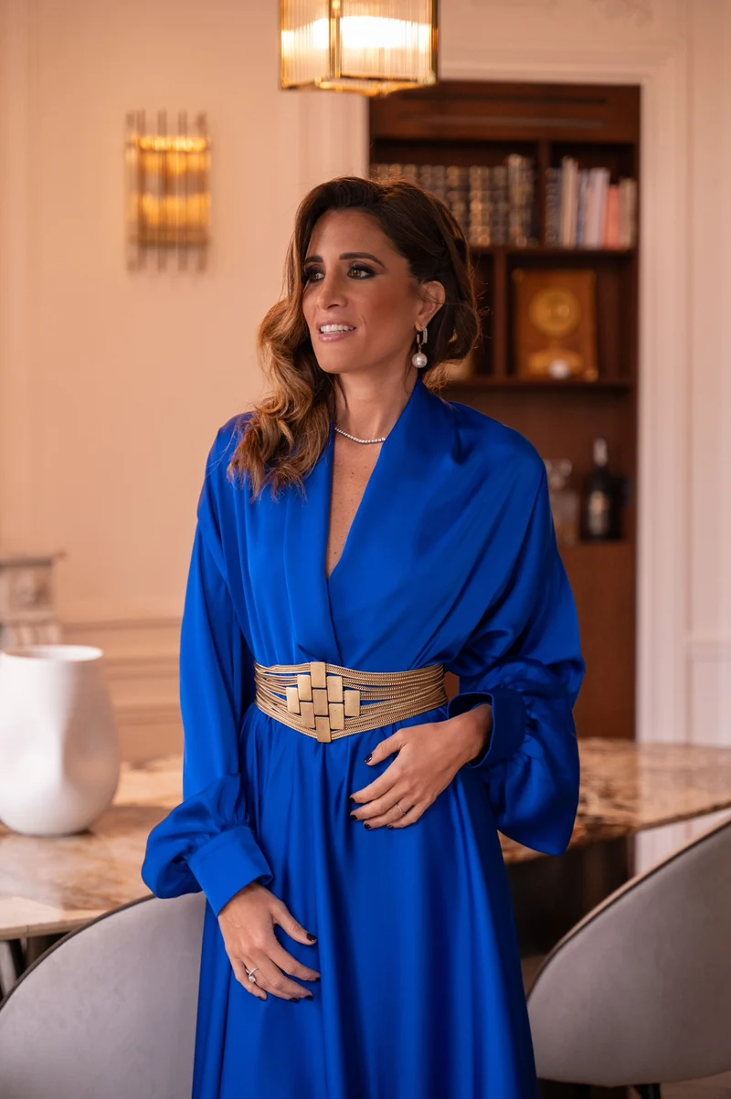 Robe Rachel bleu