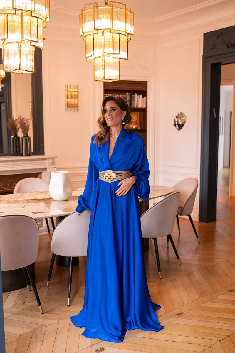 Robe Rachel bleu