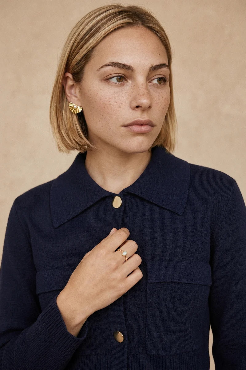Cardigan en laine Idéaliste
