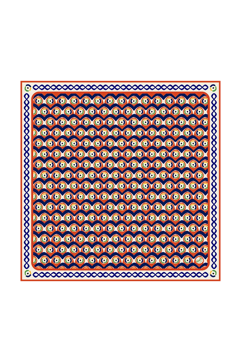 Foulard en soie Prunelle