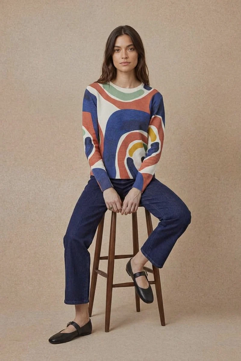 Pull en laine Prunelle
