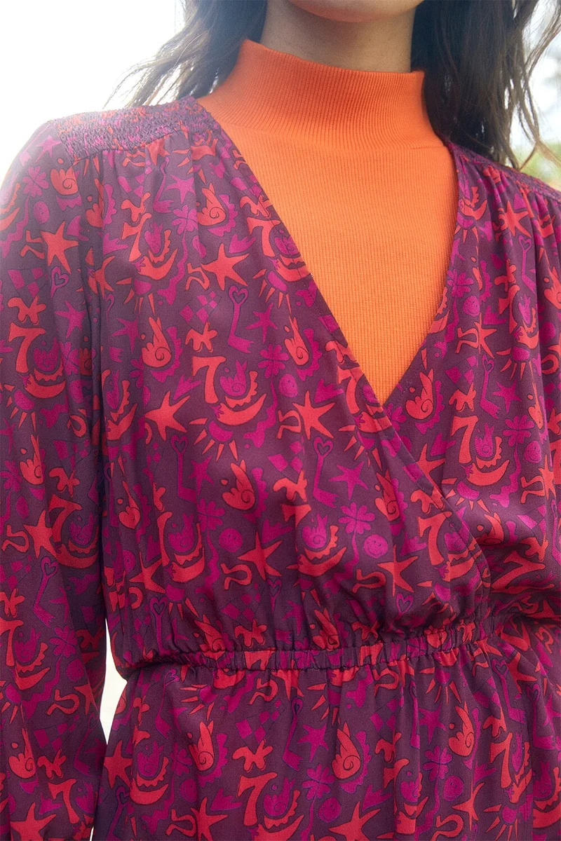 Robe Héroïne en soie Grigri