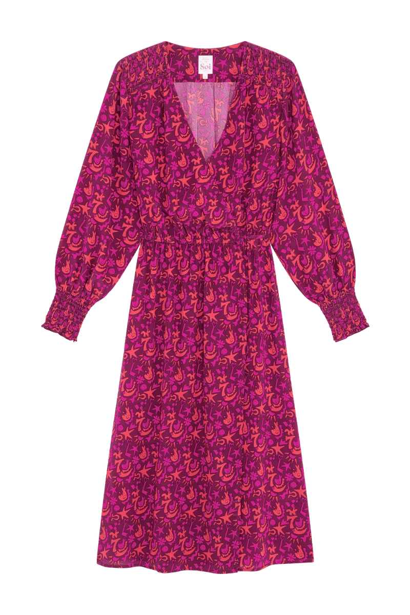 Robe Héroïne en soie Grigri
