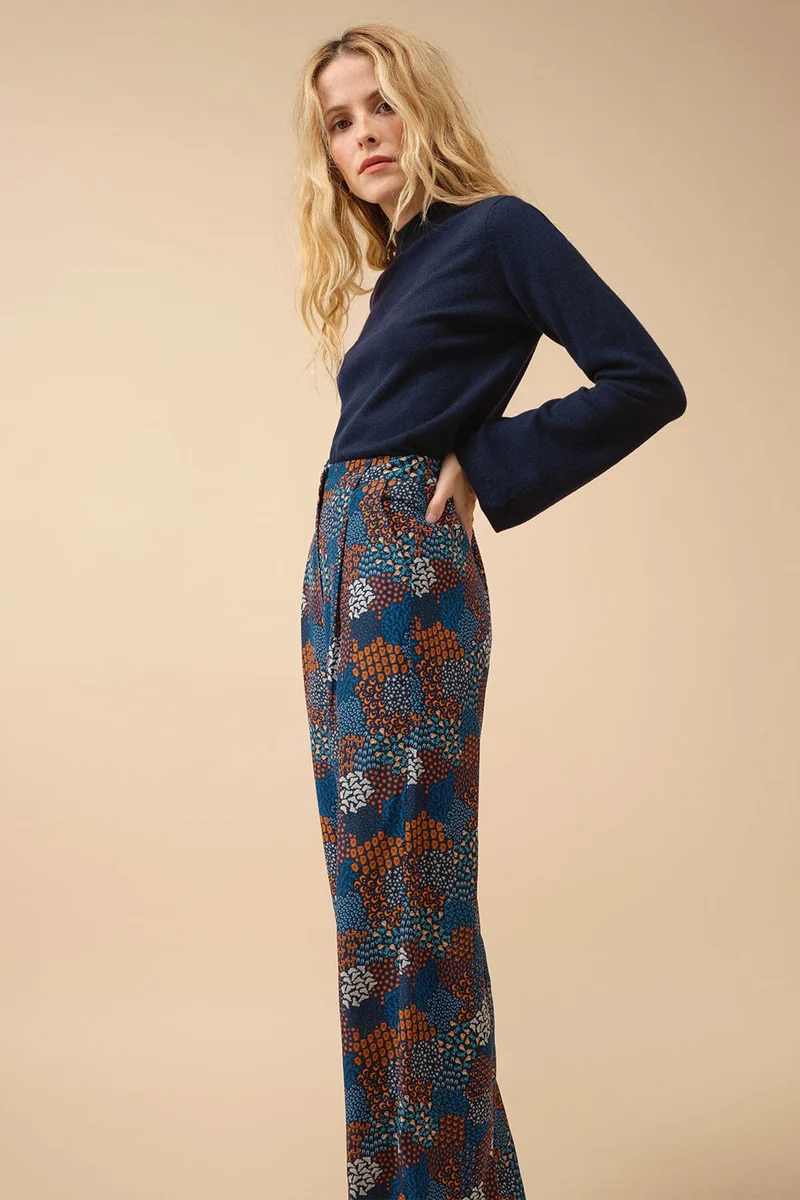 Pantalon Olympe en soie Zodiac