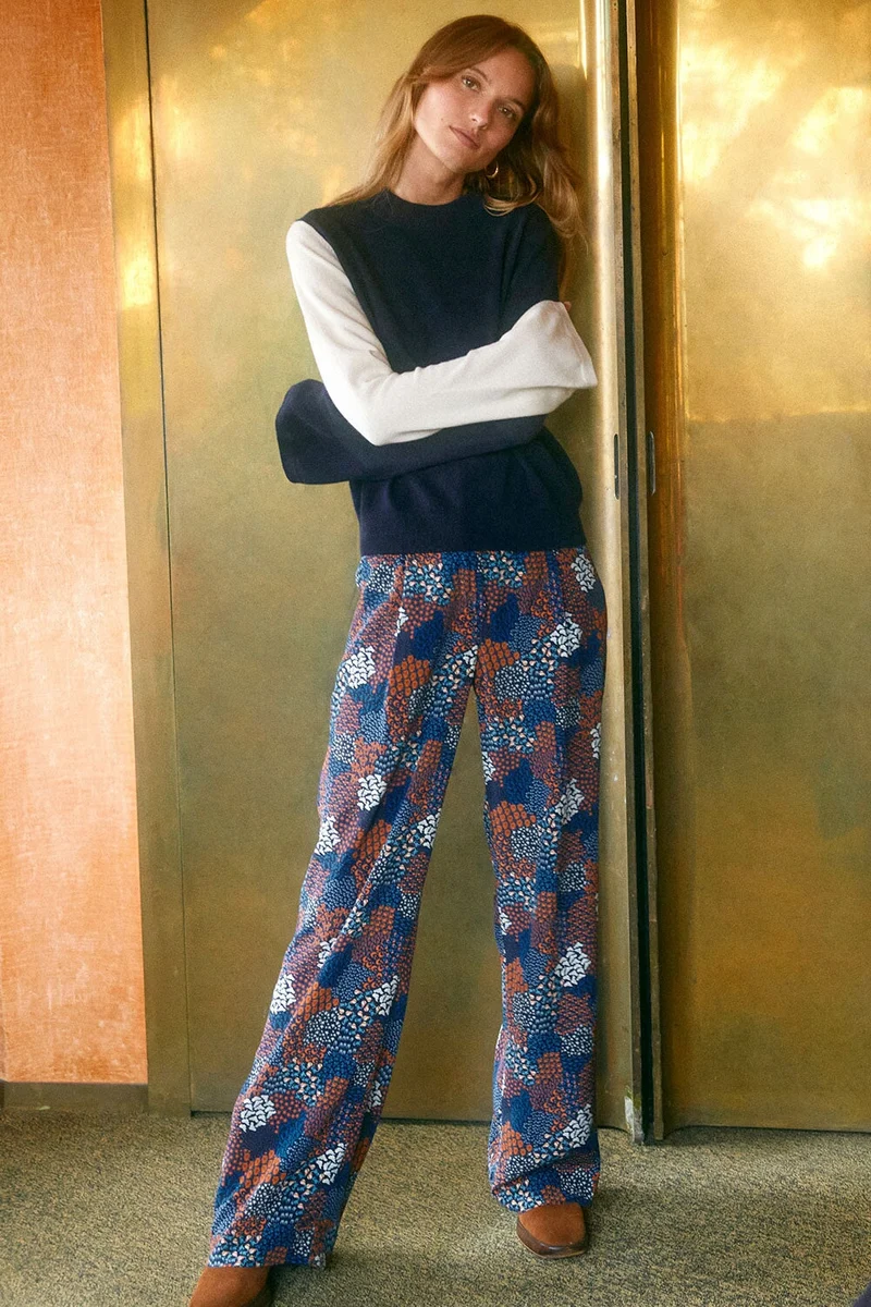 Pantalon Olympe en soie Zodiac