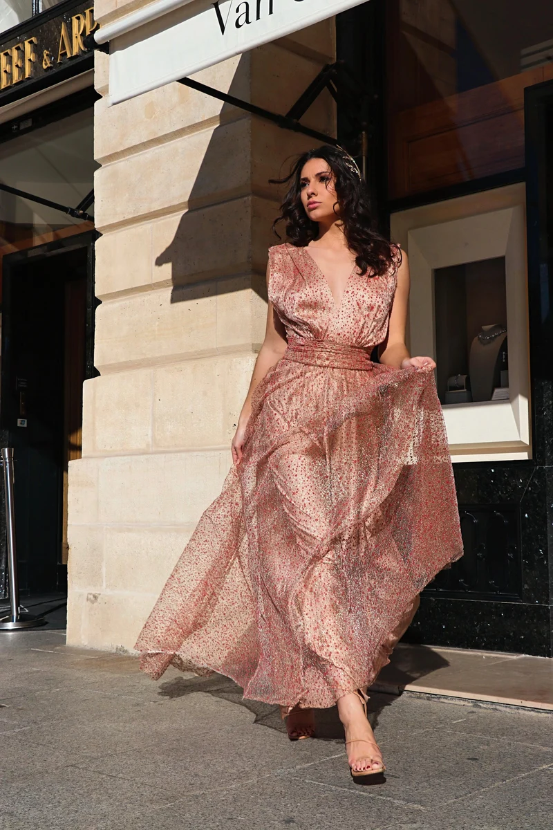 Vente robe longue du soir Isabella