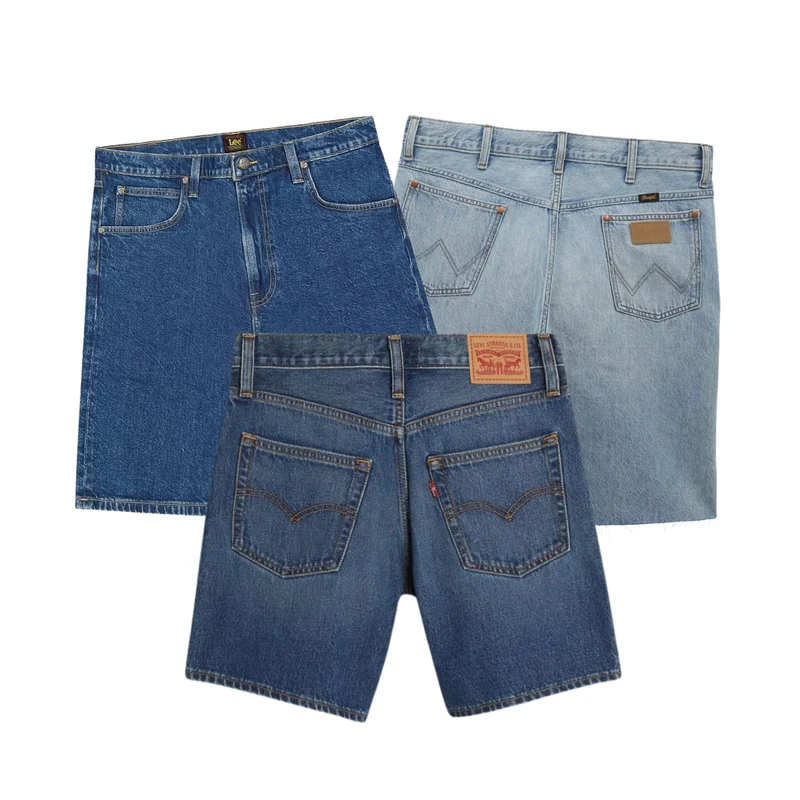 AUTUMN DROP 25x Pieces Levi's/Lee/Wrangler Denim Short (72H DISPATCH)