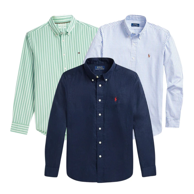 AUTUMN DROP 25x Pieces Chemise Ralph Lauren / Tommy Hilfiger (72H DISPATCH)