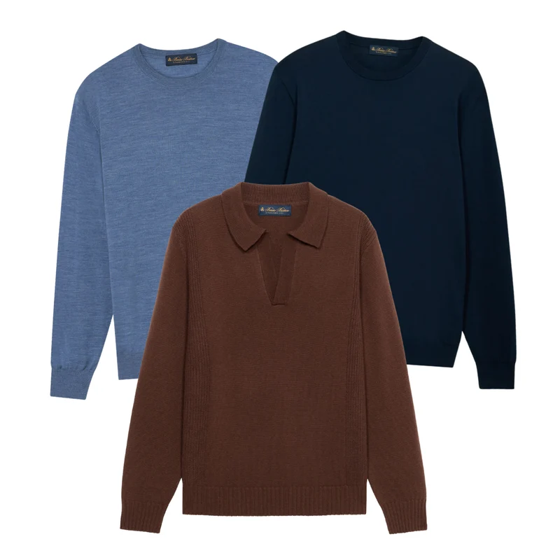 AUTUMN DROP 15x Pièces Pull Brooks brother (72H DISPATCH)