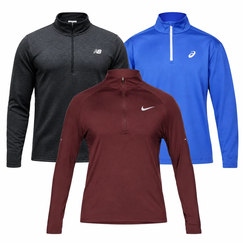 AUTUMN DROP 25x Pièces 1/4 zippé Sport Branded (72H DISPATCH)
