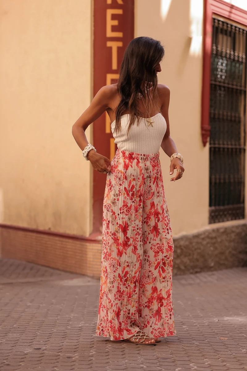 Pantalon Peyton corail