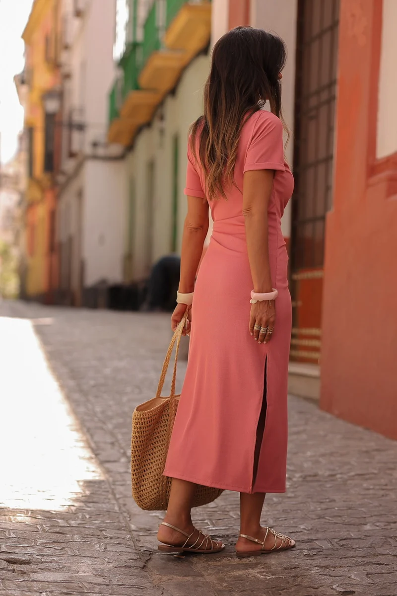Robe Rhéane rose