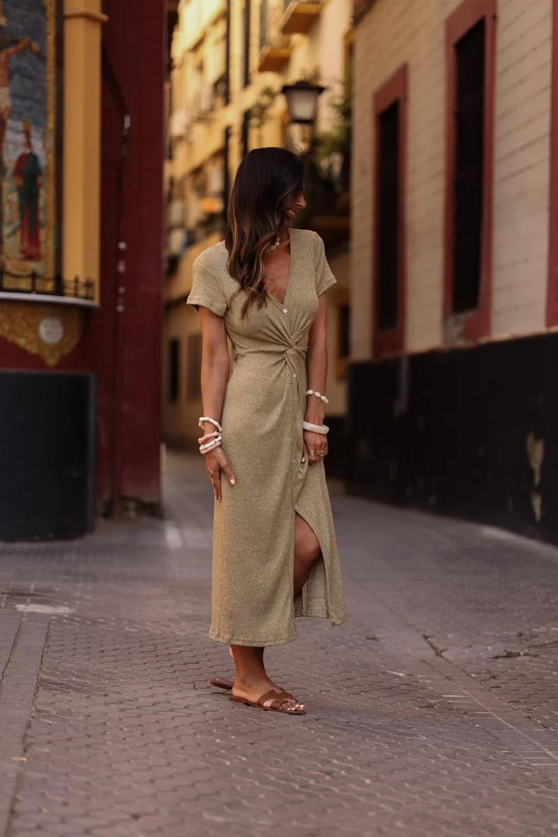Robe Orane vert olive