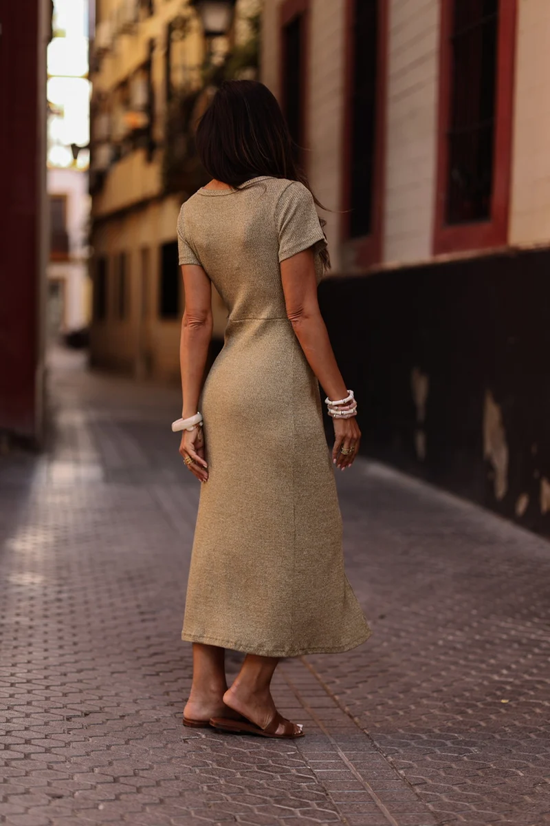 Robe Orane vert olive