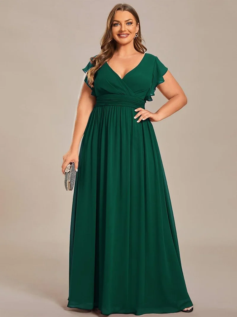MEILLEURS CHOIX Robe vert foncé