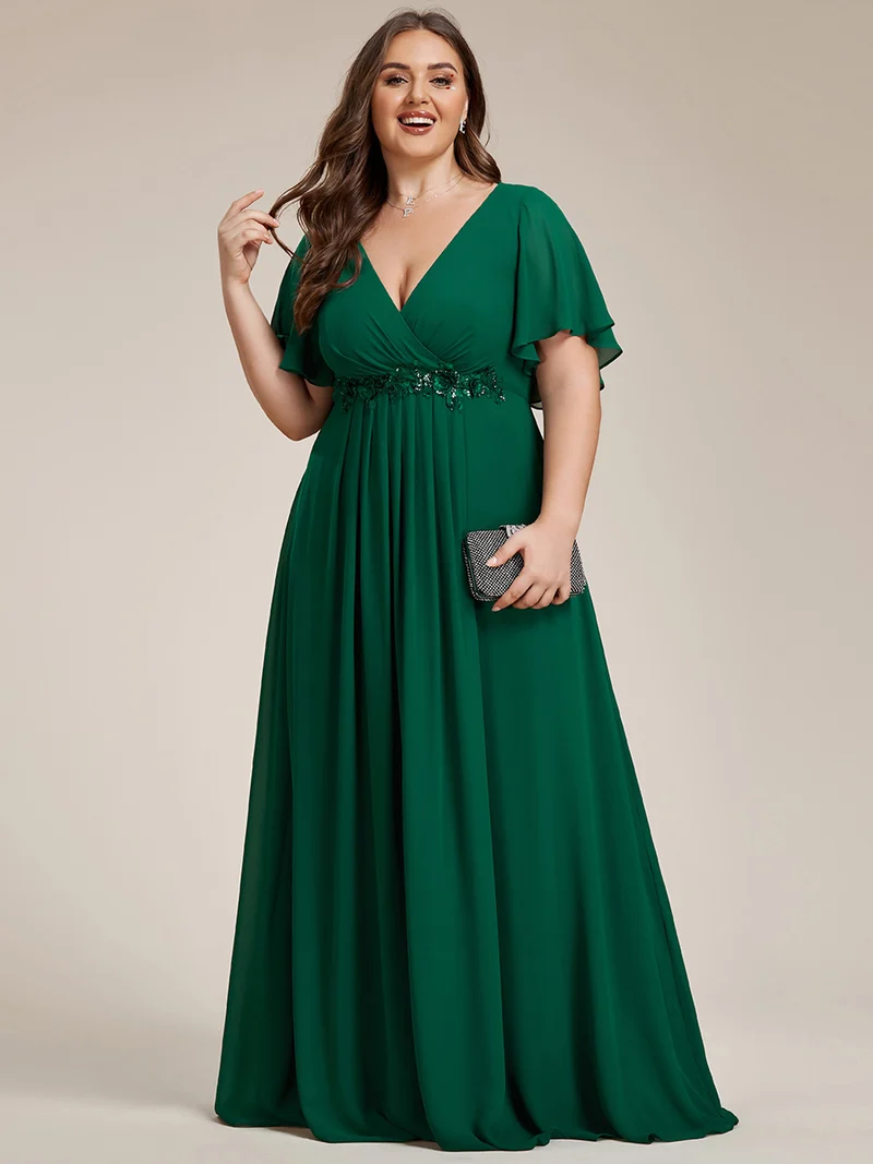 MEILLEURS CHOIX Robe vert foncé