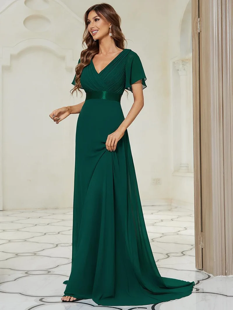 MEILLEURS CHOIX Robe vert foncé