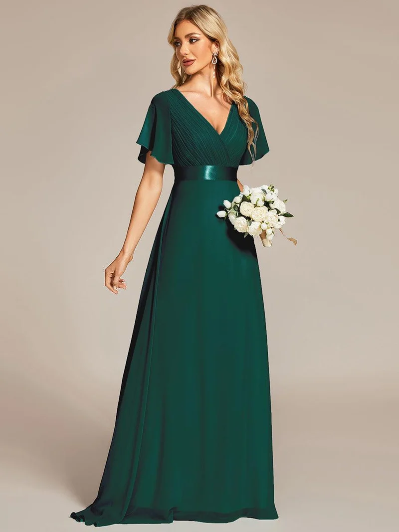 MEILLEURS CHOIX Robe vert foncé