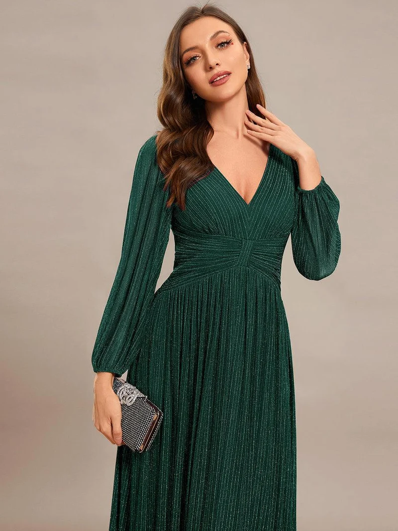 MEILLEURS CHOIX Robe vert foncé