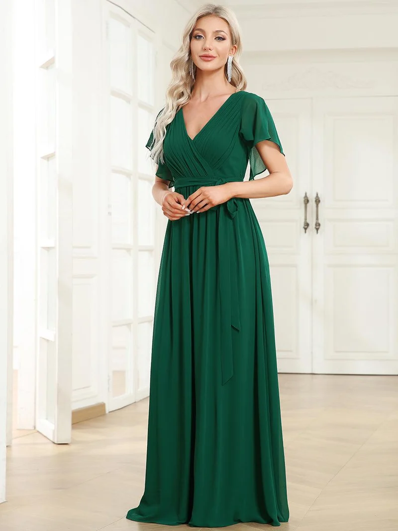 MEILLEURS CHOIX Robe vert foncé