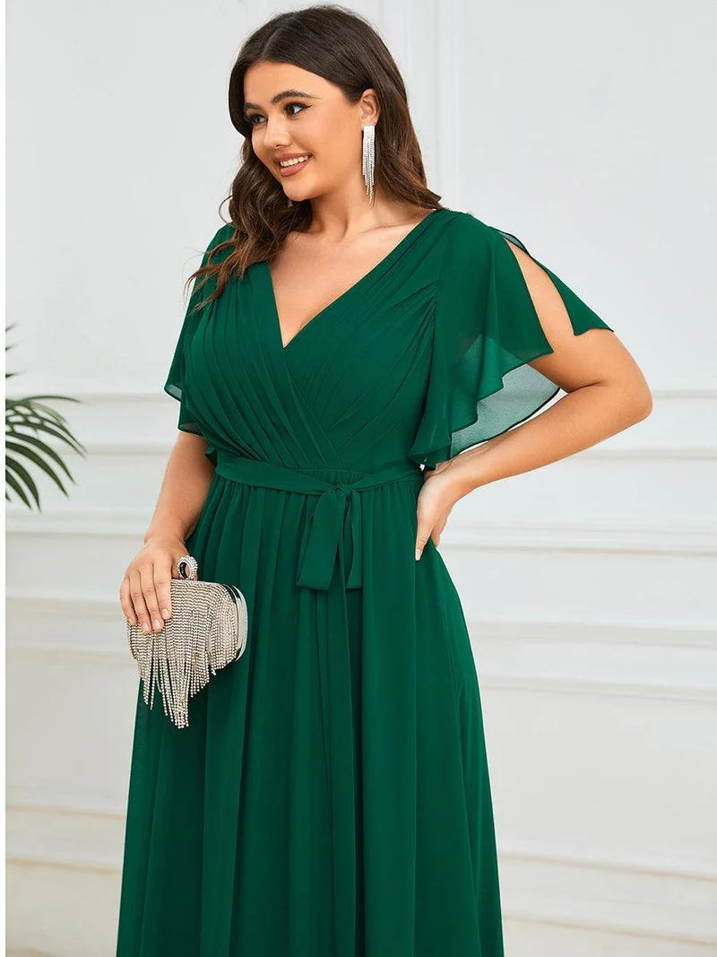 MEILLEURS CHOIX Robe vert foncé