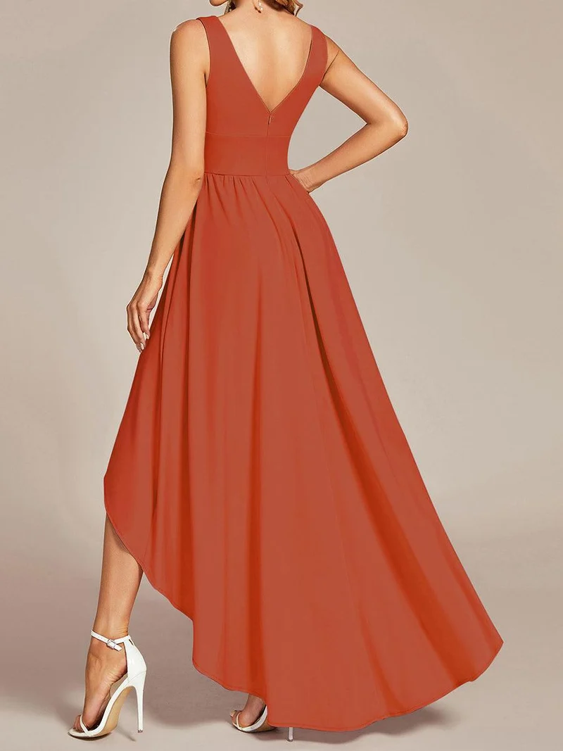 MEILLEURS CHOIX Robe orange brûlée