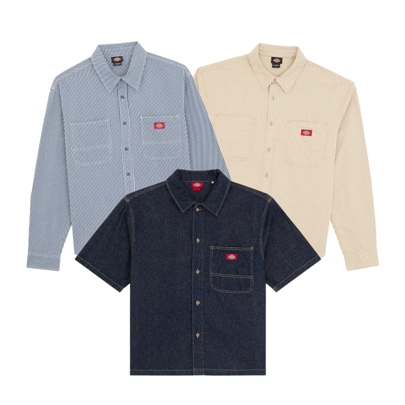 AUTUMN DROP 25x Pièces Chemise Dickies (72H DISPATCH)