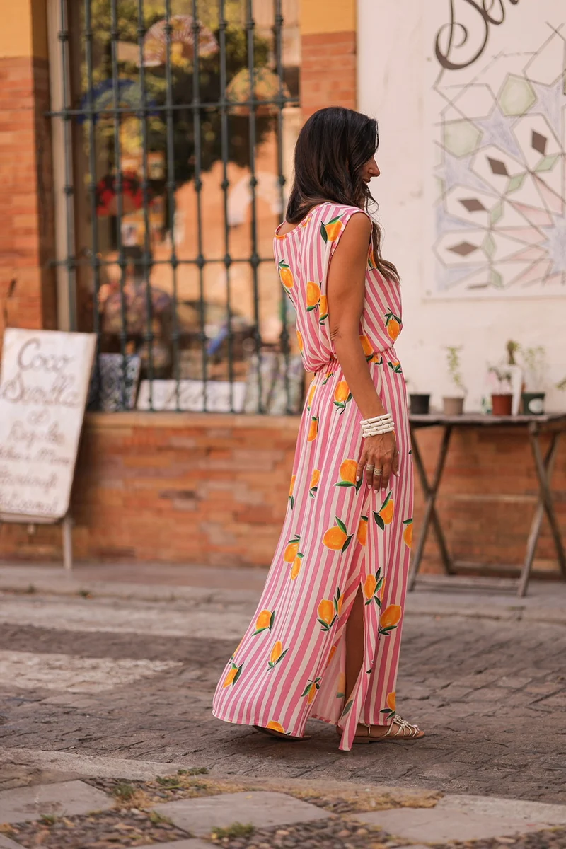 Ensemble Gabriela rose citron