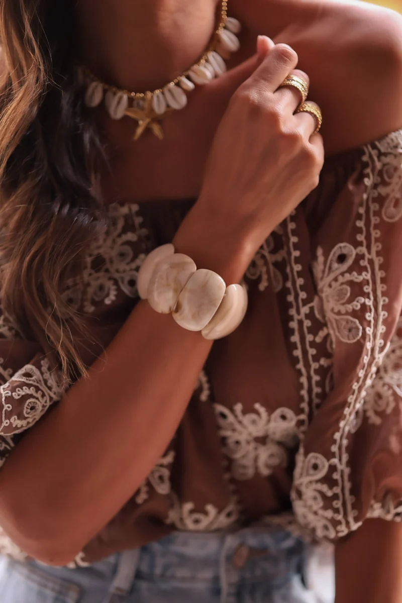 Bracelet Séville beige