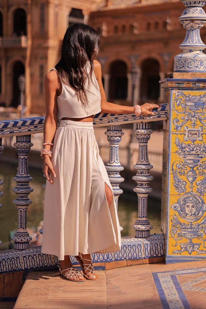 Jupe Duna beige